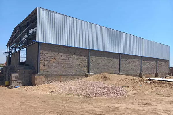 Steel Structure Workshop Project in Mozambique