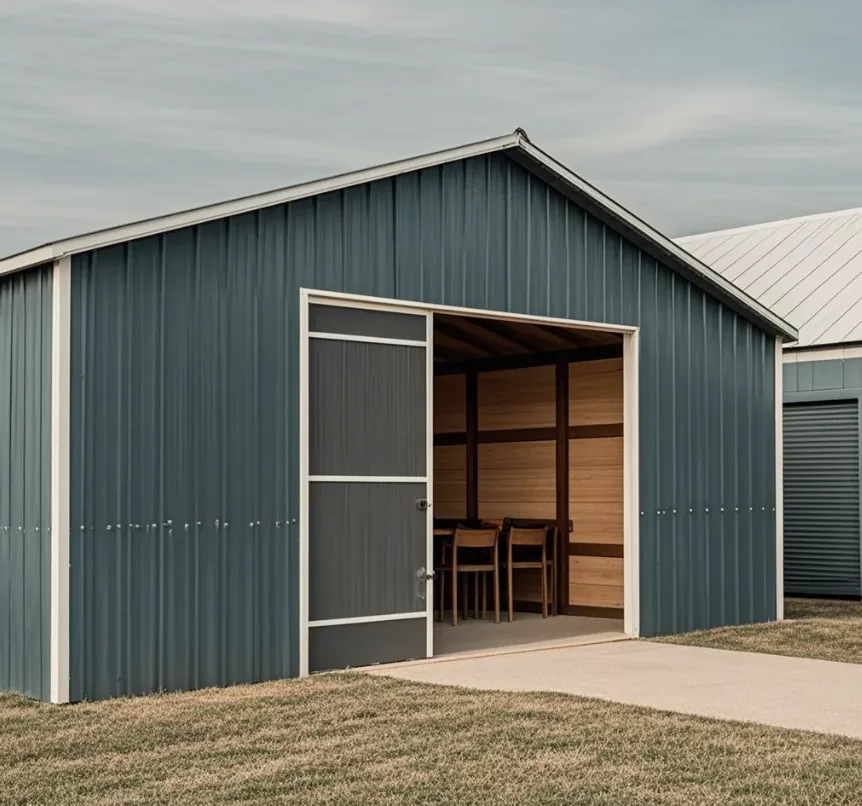 30×40 Metal Building with Concrete