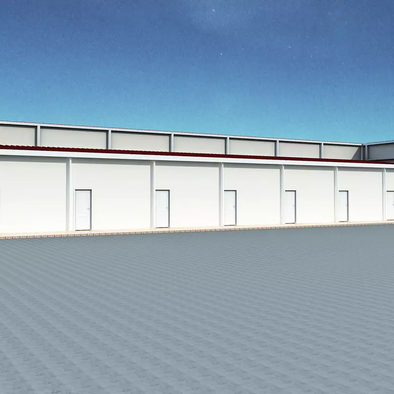 Economical Fast-Assembling Prefabricated Warehouse/Batiment
