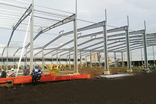 Cameroon workshop steel structure image 4