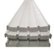 White profiled steel sheets