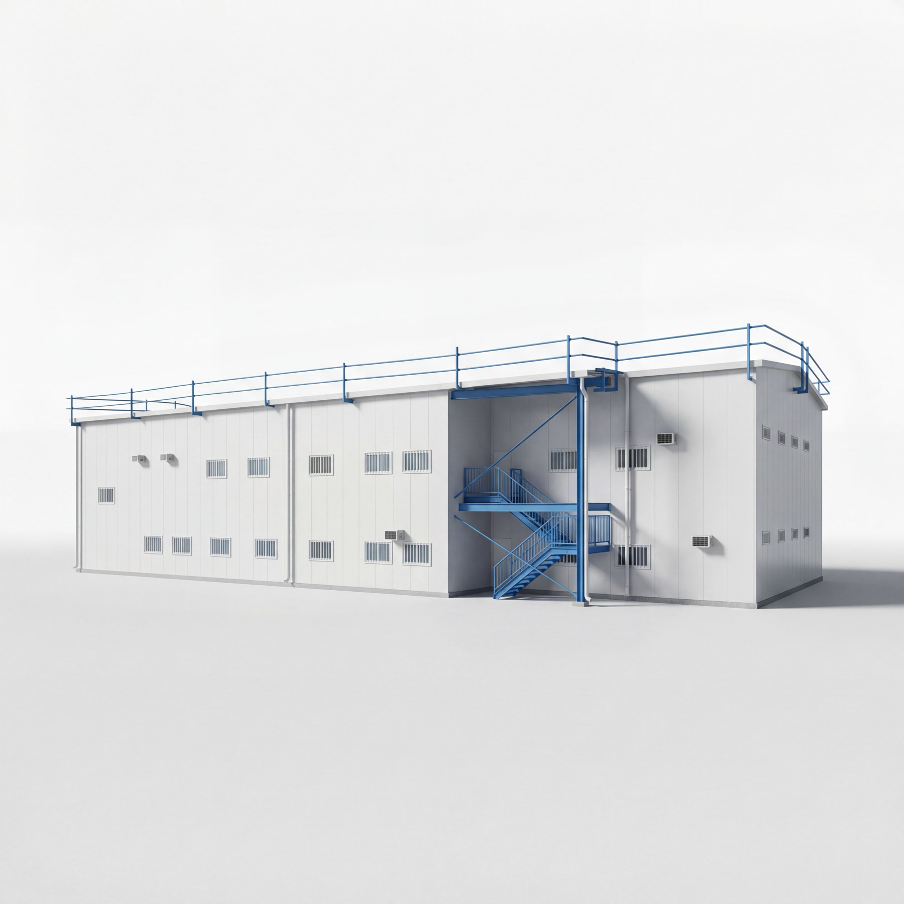 Design model front view of the Hong Kong Chai Wan steel structure office building
