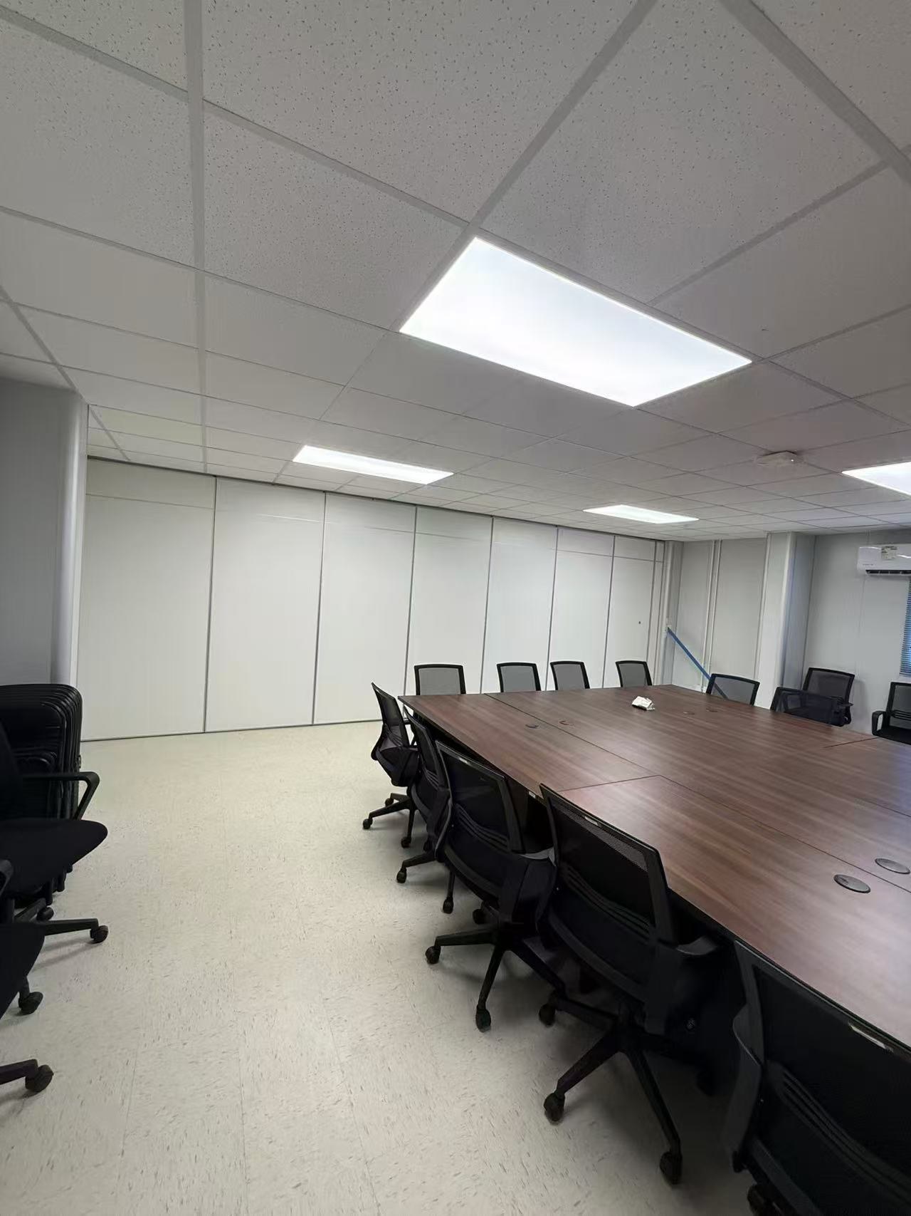 Interior meeting room inside the Hong Kong Chai Wan steel structure office building