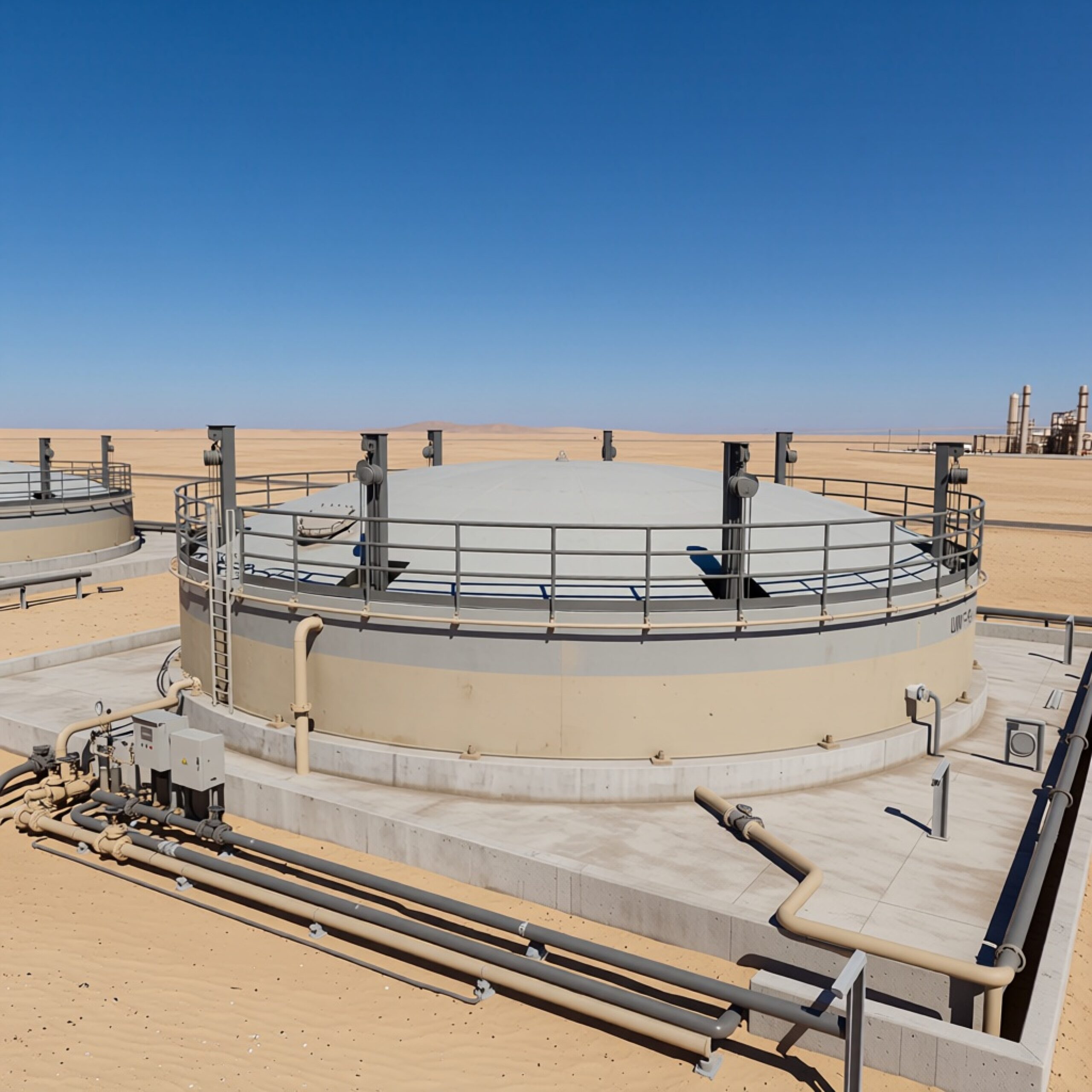 Pipeline connection for steel storage tank