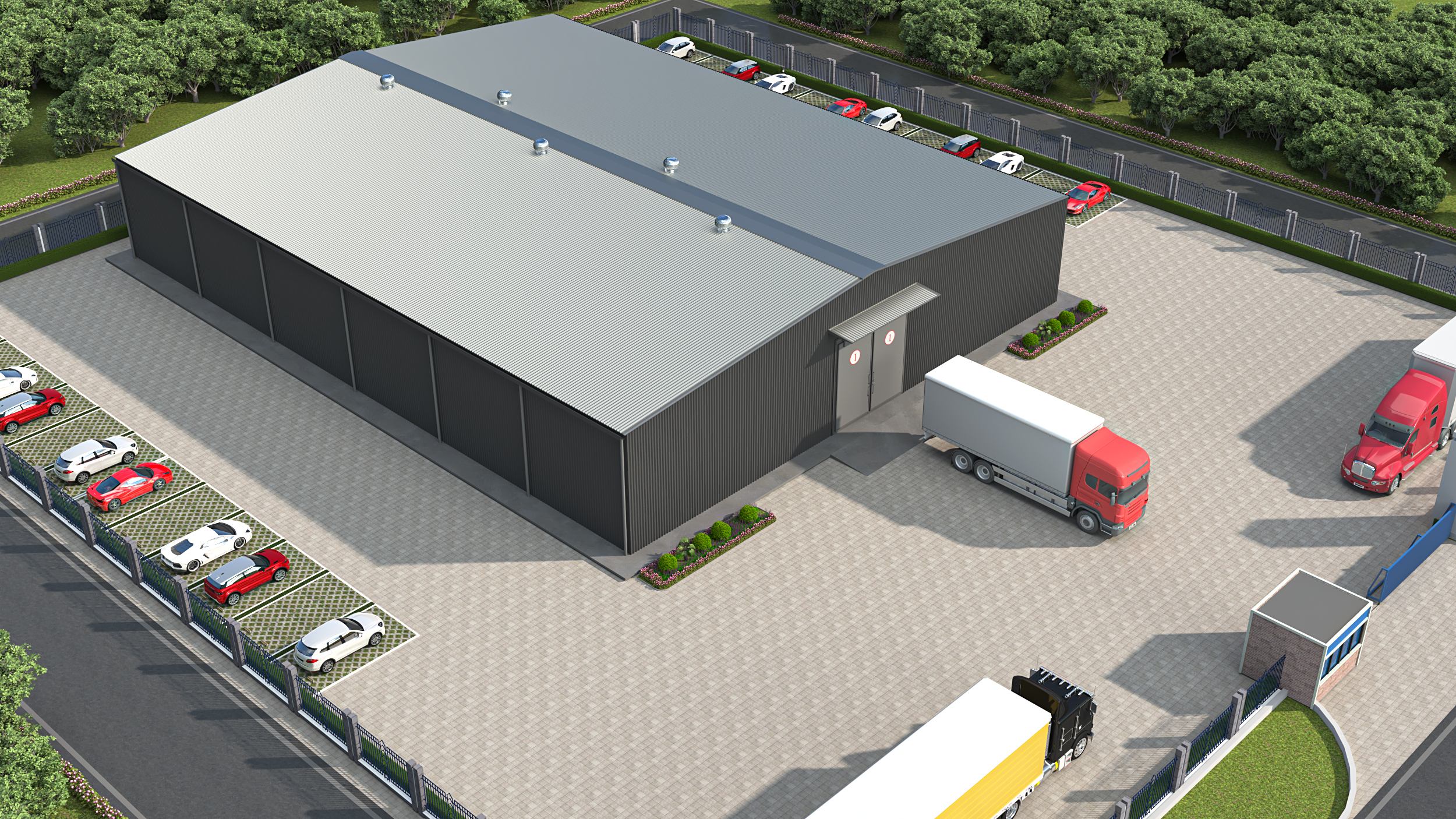 Cold Storage Steel Building Design Concept